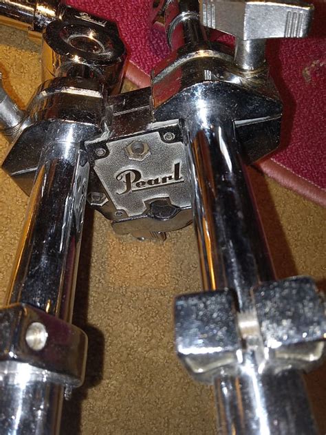 pearl double tom mount reverb