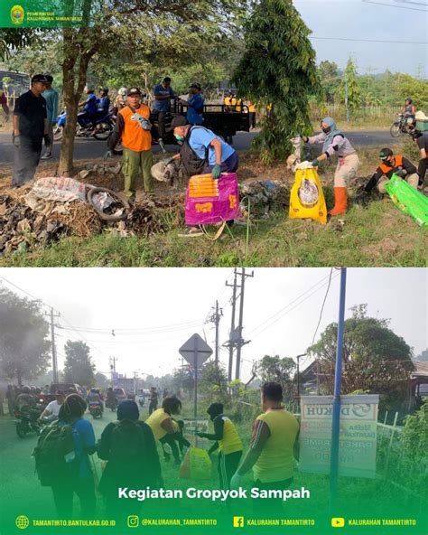 Kegiatan Gropyok Sampah Website Kalurahan Tamantirto