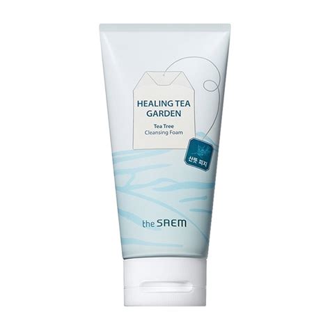 Пенка для умывания The Saem Healing Tea Garden Tea Tree Cleansing Foam ...
