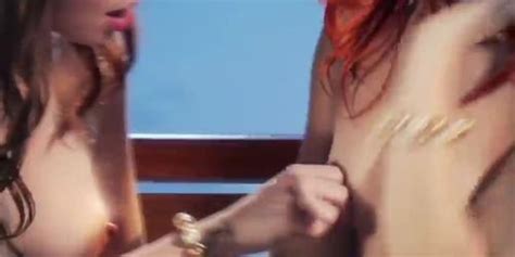 DANI JENSEN MARIE McCRAY SEX ON A BENCH Tnaflix