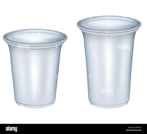 Disposable Plastic Cups Stock Vector Image And Art Alamy