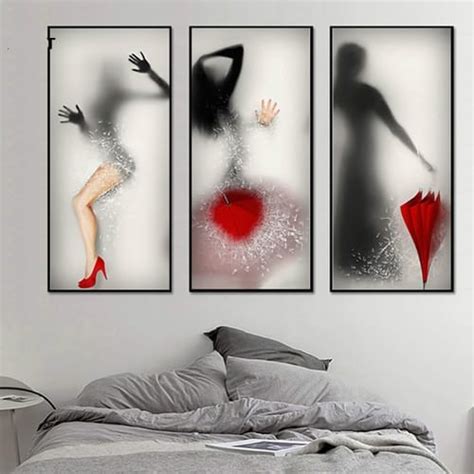 Jual Fuzzy Naked Woman Prints Poster Sexy Nude Girl Leg Umbrella Break Jakarta Barat