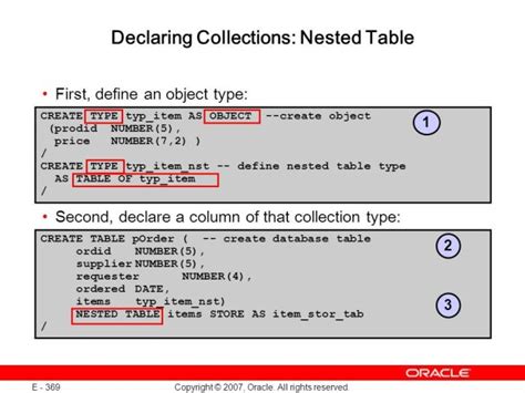 How To Select Data From Nested Table In Oracle