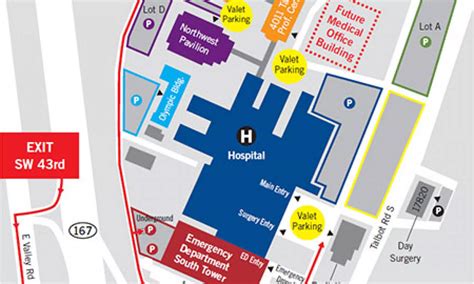 Parking Alert Valley Medical Center Construction Proliance Orthopedic