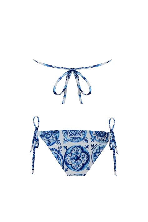 Triangle Bleu Blanc Bikini