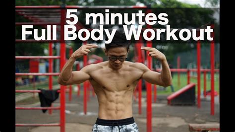 5 Minutes Full Body Workout I Fatburner And Gain Muscle For Beginner Youtube