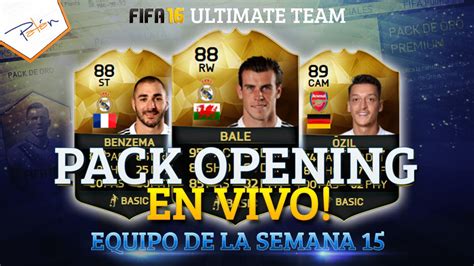 Fifa 16 Pack Opening Bale If Benzema Sif Ultimate Team Youtube