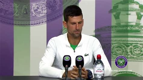 Wimbledon 2022 Novak Djokovic Honestly I Dont See Why We Couldn