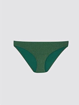 LCW DREAM Yeşil Düz Sim Detaylı Kadın Bikini Alt S AE Z SXM LCW