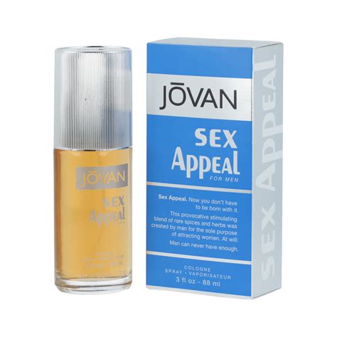 Jovan Sex Appeal Eau de Cologne 88 ml Herrendüfte Parfuem365