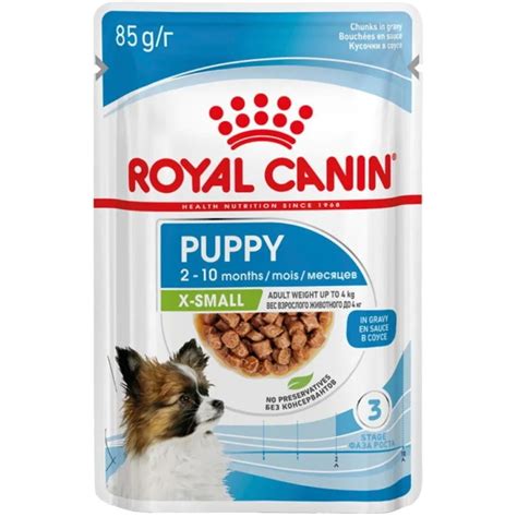 Royal Canin X-Small Puppy Gravy Pouch 12 pcs купить + отзывы и ...