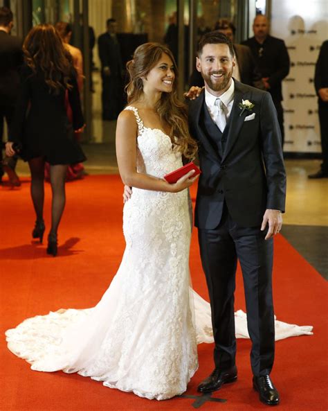 Lionel Messi and Wife Antonella Roccuzzo - Wedding Reception in