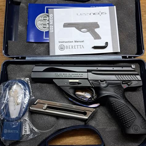 BERETTA PISTOL Model U22 Neos Cal 22LR Blue 4 5 BBL SA 10rds