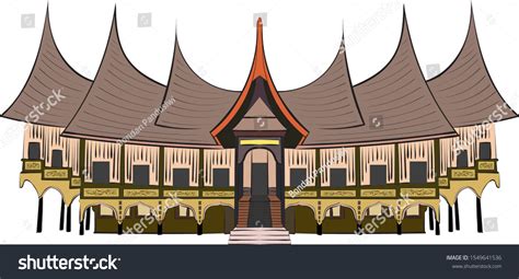 2 Rumah Adat Minang Vector Images Stock Photos And Vectors Shutterstock