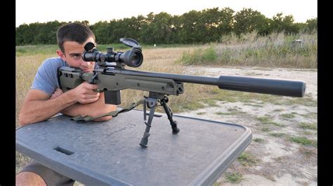 The Quietest Sniper Rifle Suppressed Subsonic 308 Youtube