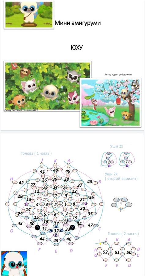 Мини-Юху. 🐨 | Бисероплетение, Амигуруми, Бисер