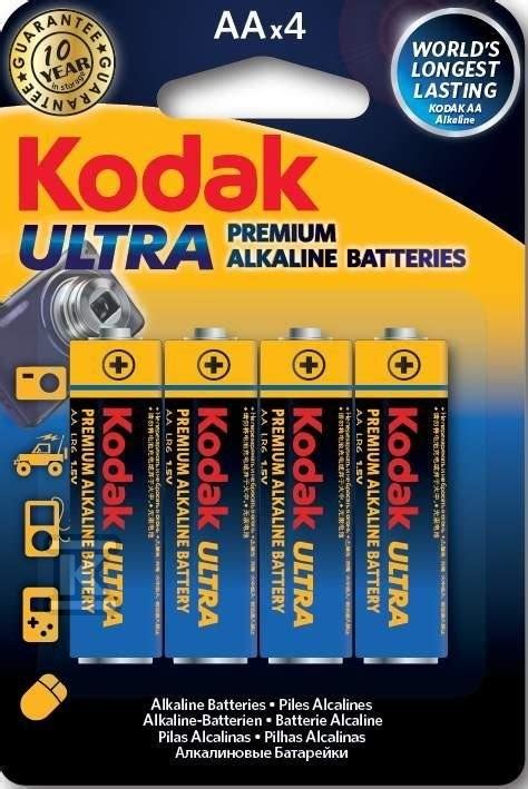 Bateria Alkaliczna KODAK Ultra Premium AA 4 LR6 Blister 4 Szt 30959514