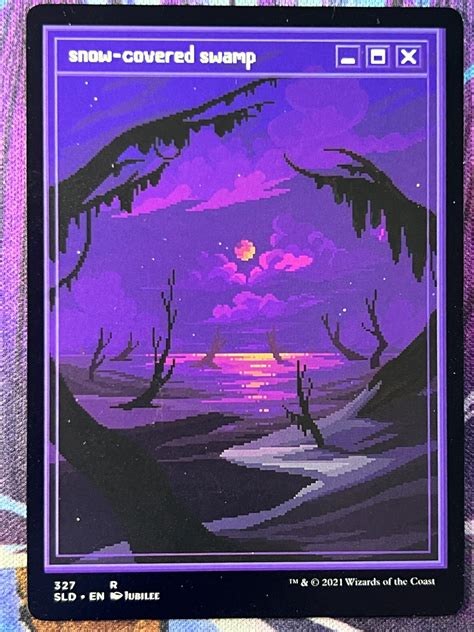 Secret Lab #3 Pixel SLD Snow Covered Basic Lands – Bootleg Mage