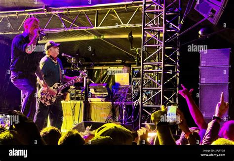 Iconic English Punk Group Sex Pistols Featuring Frank Carter Performing Live Concert At Former