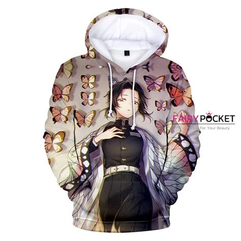 Demon Slayer: Kimetsu no Yaiba Kochou Shinobu Hoodie - E – FairyPocket ...