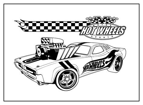 Desenhos De Carros Da Hot Wheels Para Colorir Bora Colorir