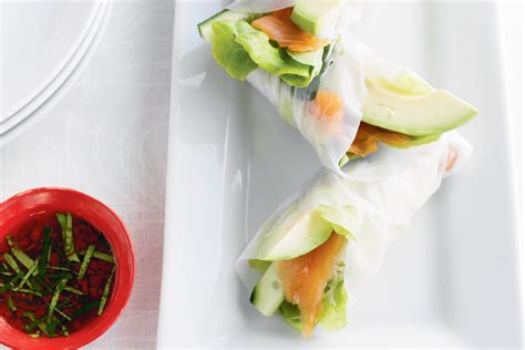 Smoked Salmon Avocado And Cucumber Cones Recipe Recipes Smoked