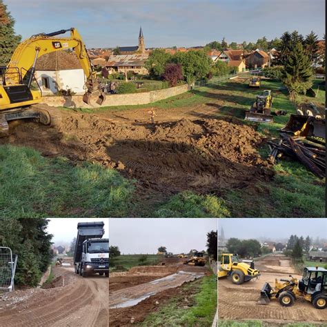 Terrassements pour la réalisation d un bassin de pollution de 1200m3 à