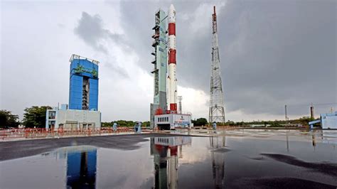 Isros Pslv C49 Carrying Indias Earth Observation Satellite Lifts Off