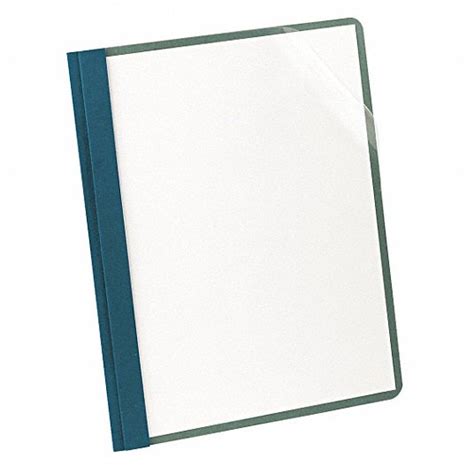 recycled clear front report cover grainger