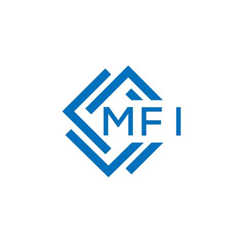 mfi creativo circulo letra logo concepto mfi letra disenomfi letra