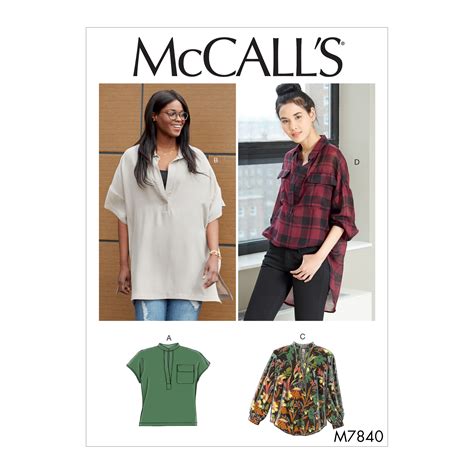 McCall S 7840 Misses Women S Tops