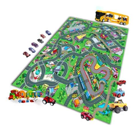 Pista Tapete De Lona Vin Lica Brincar De Carrinho Hot Wheels Mercadolivre
