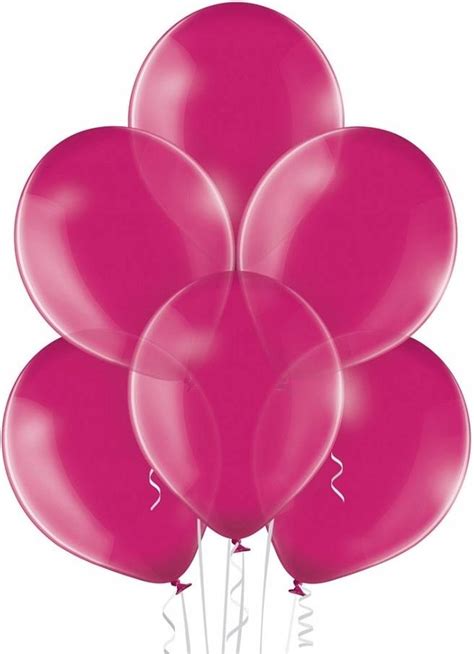 Belbal Balony Przeźroczyste Fuksja 30 Cm 100 Szt GC0403403 Ceny i