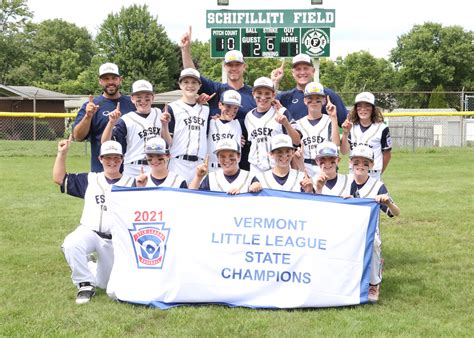 Vermont Little League baseball, softball: 2022 all-star tournaments