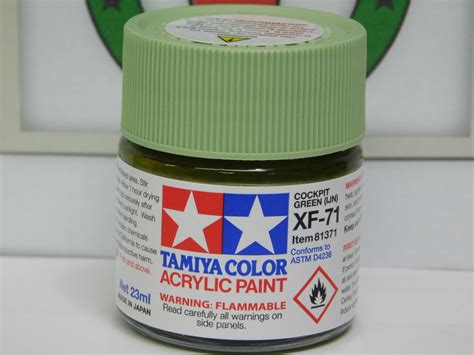 Tamiya XF 71 Flat COCKPIT GREEN IJN Acrylic Model Paint TAM81371