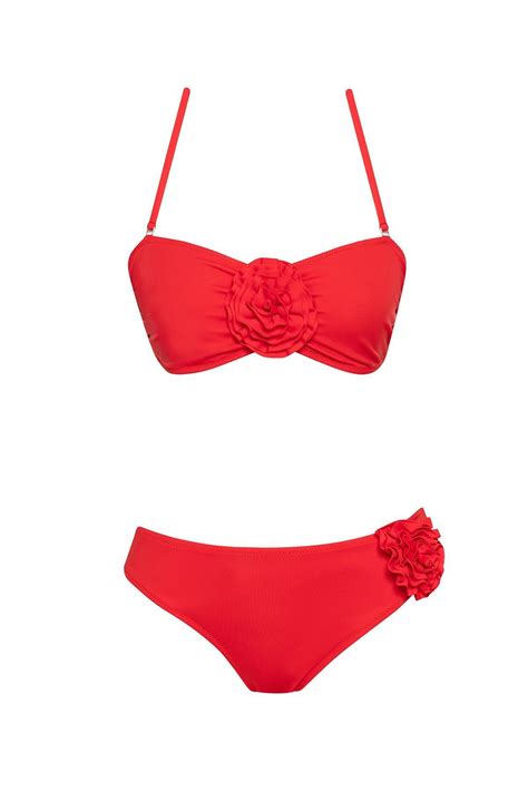 WOJOMİ Saılor Çiçekli Straplez Bikini Takım Fiyatı Yorumları Trendyol