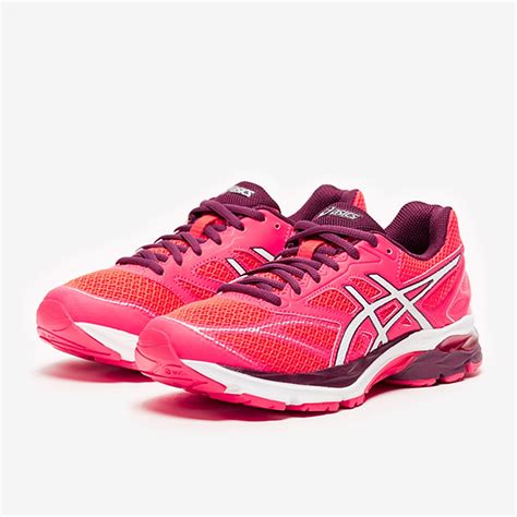 Asics Womens Gel Pulse 8 Diva Pinkwhitedark Purple Womens Shoes