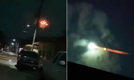 Videos Como Una Bola De Fuego As Fue El Paso Del B Lido En Colima