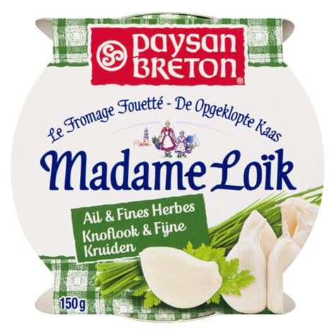 Paysan Breton Madame Lo K Whipped Cream Cheese With Garlic Herbs