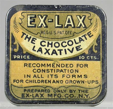 Ex Lax The Chocolate Laxative National Museum Of American History