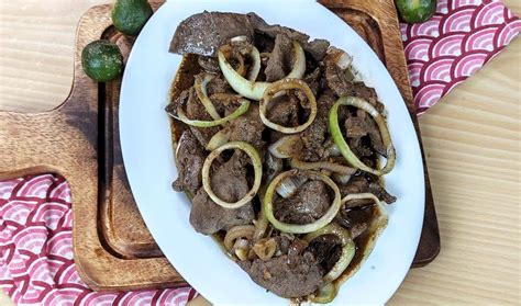 Pork Liver Steak Yummy Kitchen