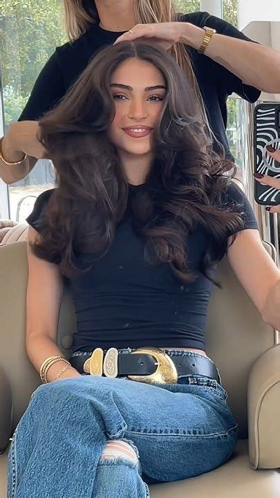 The Ashley Haircut Details Haircut Ashleyhaircut Layered Brown Hair With Blonde