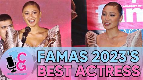 Nadine Lustre Tinanghal Na Best Actress Sa Famas Sa Pangalawang