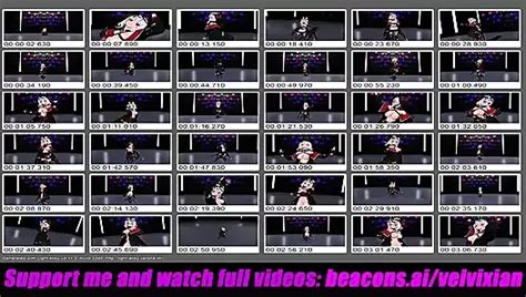 Genshin Impact Hu Tao dança quente em terno preto sexy despir se gradual 3D HENTAI