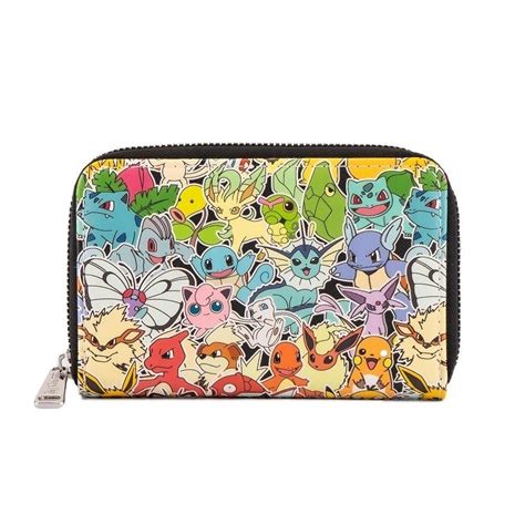 Loungefly Pokemon Ombre Zip Around Wallet Merchoid