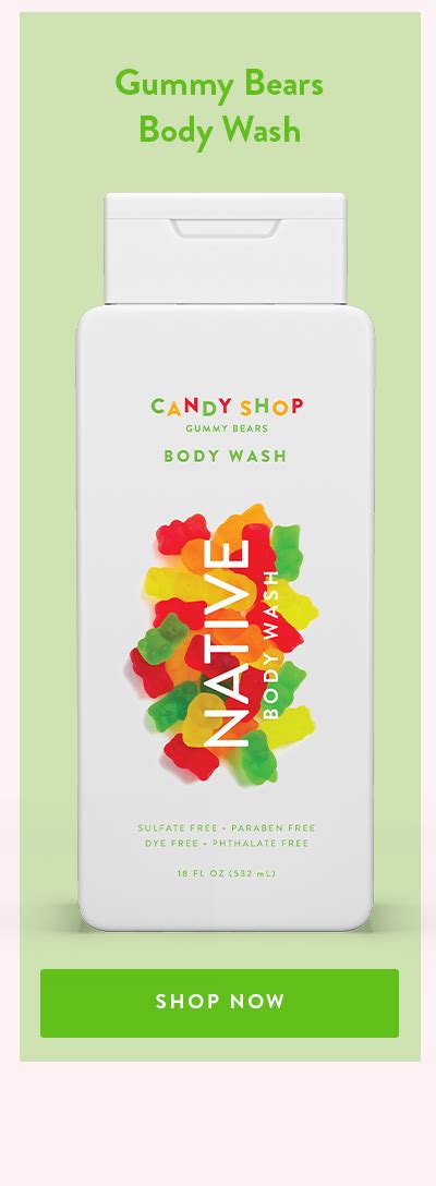 Native Gummy Bear Body Wash Selling Discount Gbu Presnenskij Ru