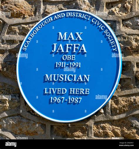 Scarborough Blue Plaques Hi Res Stock Photography And Images Alamy