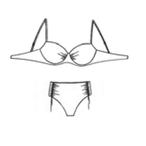 Bad Strand Roidal Bikini Uriel Wei Grau Schwarz Italian Design Fashion Beauty