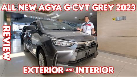 All New Agya G CVT Gray Nik 2023 Agya Model Terbaru Tahun 2023 Toyota