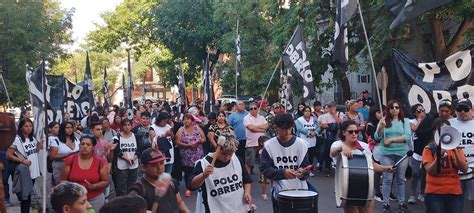 El Polo Obrero se moviliza en Bahía contra el ajuste La Brújula 24